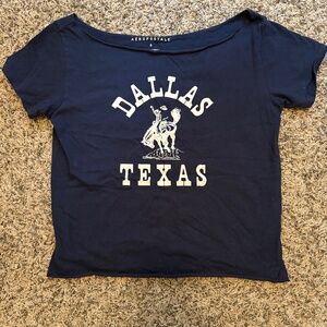 Off-The-Shoulder Aeropostale shirt